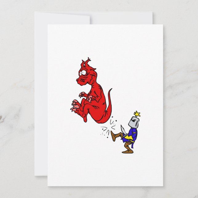 Knight Kicking Dragon (Devant)