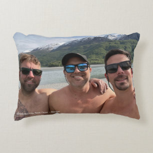 Knik River Selfie Accent Coussin @3dudes1life