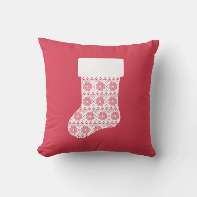 Knit d'hiver Coussin de veille de Noël (Recto)