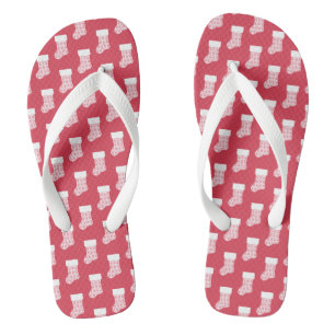 Knit d'hiver Noël Stocker tongs flops