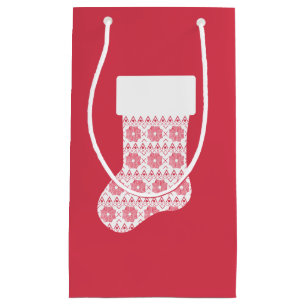 Knit d'hiver Sac cadeau de Noël Stocking