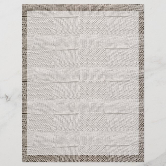 Knit en patchwork en panier par Shirley Taylor (Devant)