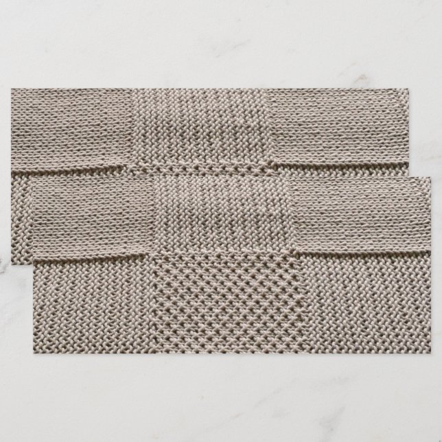 Knit en patchwork en panier par Shirley Taylor (Devant / Derrière)