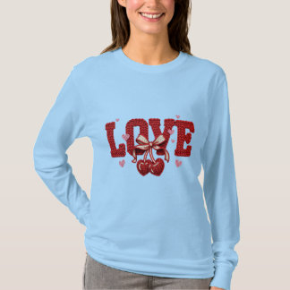 Knitted Love Womens Tshirt 
