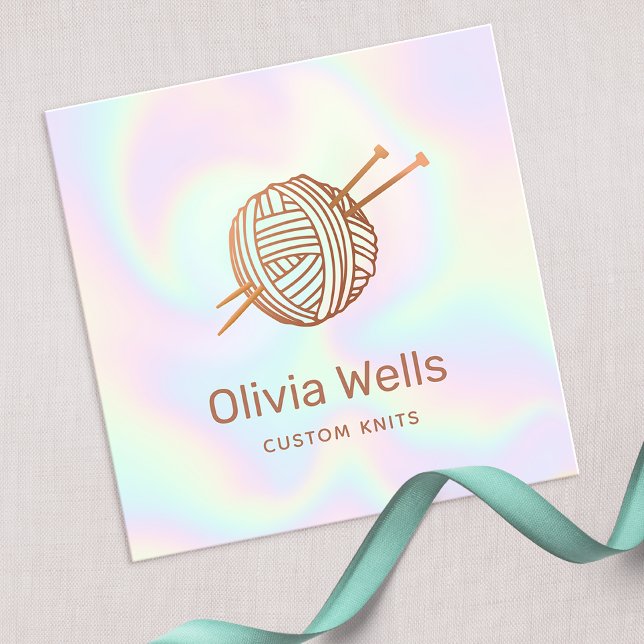 Knitters Tricot Crochet Carte de visite de balle (Créateur téléchargé)