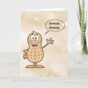 Knock Knock Qui est là ? Carte de vœux