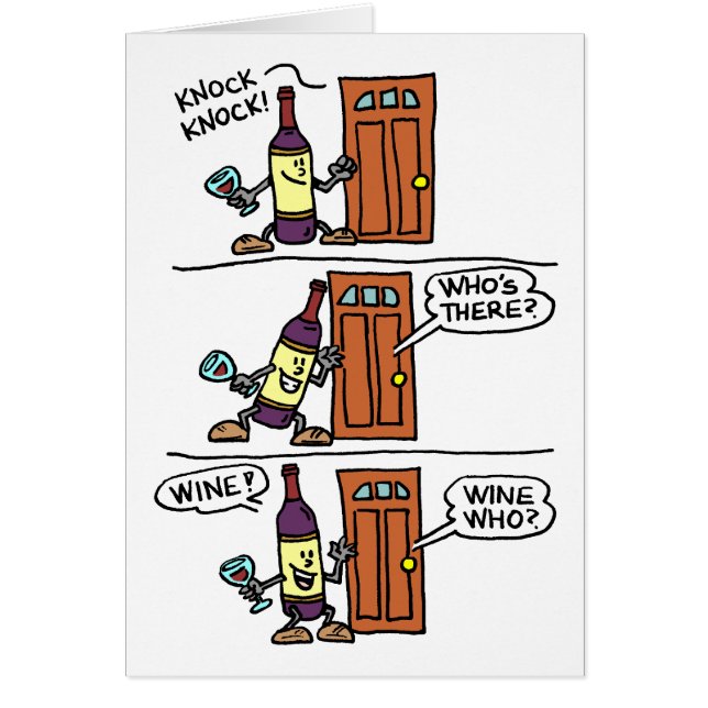 Knock Knock Wine Not Celebrate Mother's Day (Devant)