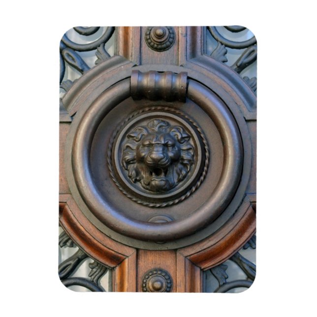 Knock Tête de lion - Barcelone - Magnet (Vertical)