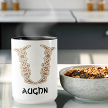 Knot Celtique 16e siècle Capitale décorative V Mug