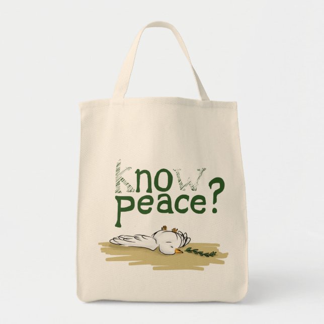 Know Peace Civil Rights Activist Tote Bag (Devant)