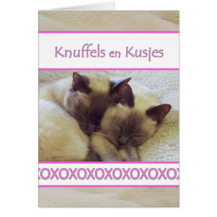 Knuffels en Kusjes, Hug and Kiss en néerlandais
