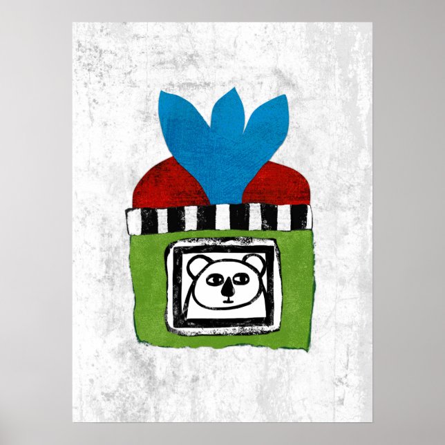 Koala At Home Poster Wall Art (Devant)
