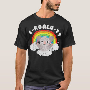 Koala Bear EKoalaTY Rainbow Pun Tshirt LGBTQ