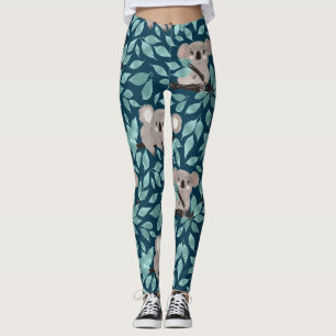 Koala Bear Leggings bleus Turquoises