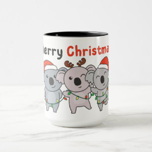 Koala Christmas Animaux Koalas Joyeux Noël Mug
