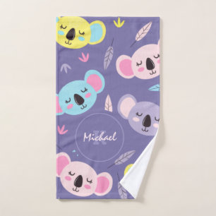 Koala Colorée Nom du Motif et enfant initial