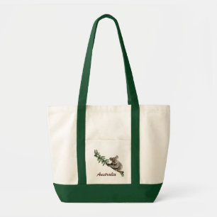 KOALA DANS le sac d'ARBRE d'EUCALYPTUS
