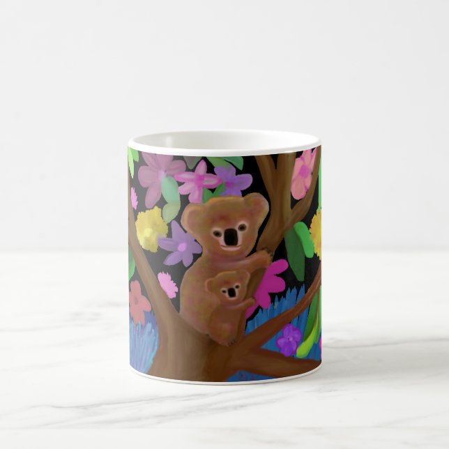 Koala dans les tasses d'intérieur (Centre)