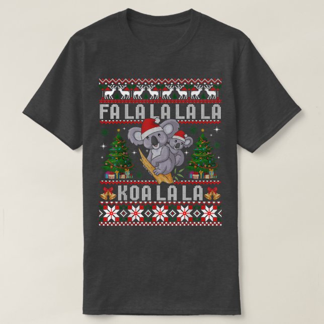 Koala Funny Laid Sweat de Noël Cadeau  (Design devant)