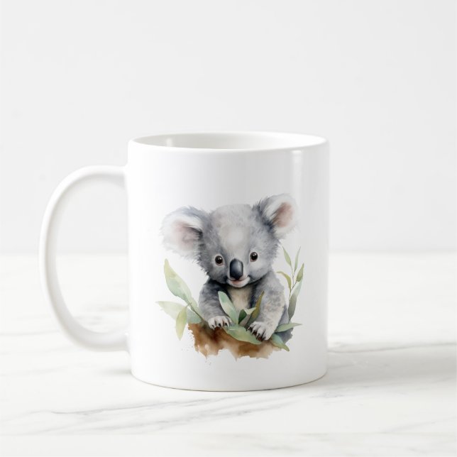 Koala Lover Mug - Cute Koala Mug (Gauche)