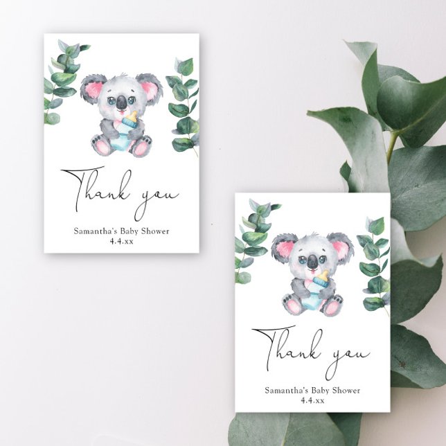 Koala ours merci baby shower (Créateur téléchargé)