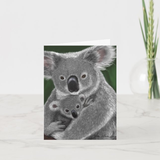 Koala Pensez à votre carte (Devant)