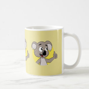 Koala, tasse à café caricaturale