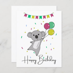 Koala Vous Souhaite Un Joyeux Anniversaire Koalas
