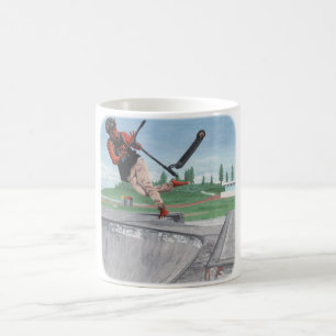 Kobold Kick Scooter Tricks Imaginaire Art Café Mug