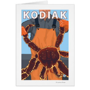 Kodiak, AlaskaCrabe royal de l'Alaska