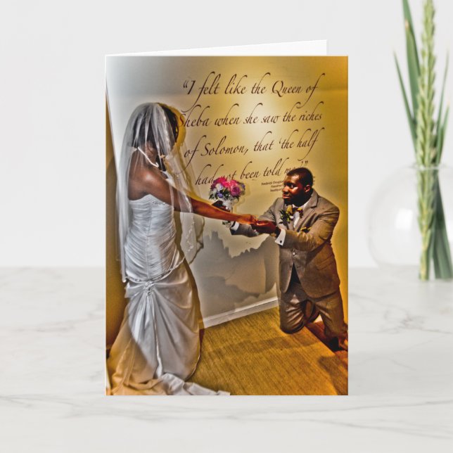 Kofi et Nicole Cartes de remerciements (Devant)