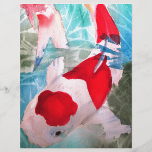 Kohaku Koi 2 Poissons japonais