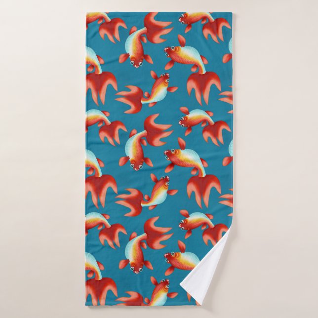 Koi Fish (Serviette de bain)