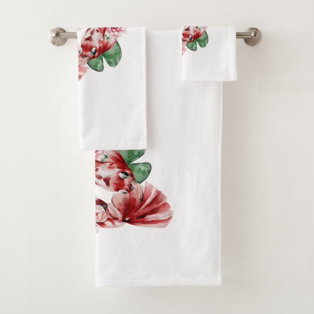 Koi Fish Style japonais Script Art oriental (En situation)