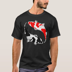 Koi Fish Yin Et Yang Art Tshirt