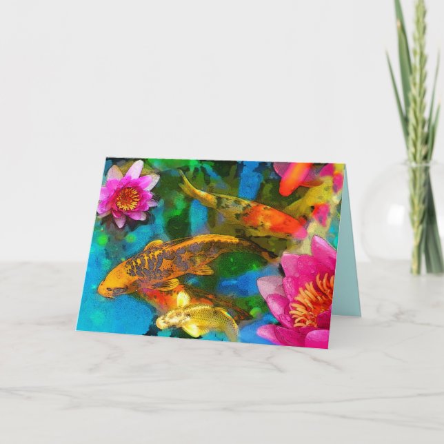 Koi play, Koi cartes de voeux (Devant)