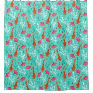 Koi poisson Motif rideau de douche