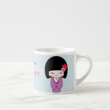 Kokeshi Doll café japonais MUG