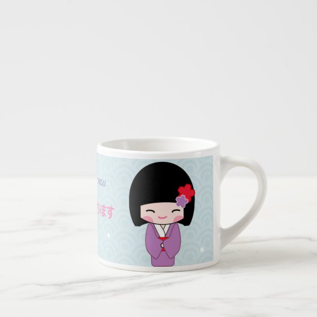 Kokeshi Doll café japonais MUG (Droite)