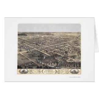 Kokomo, DANS la carte panoramique - 1868
