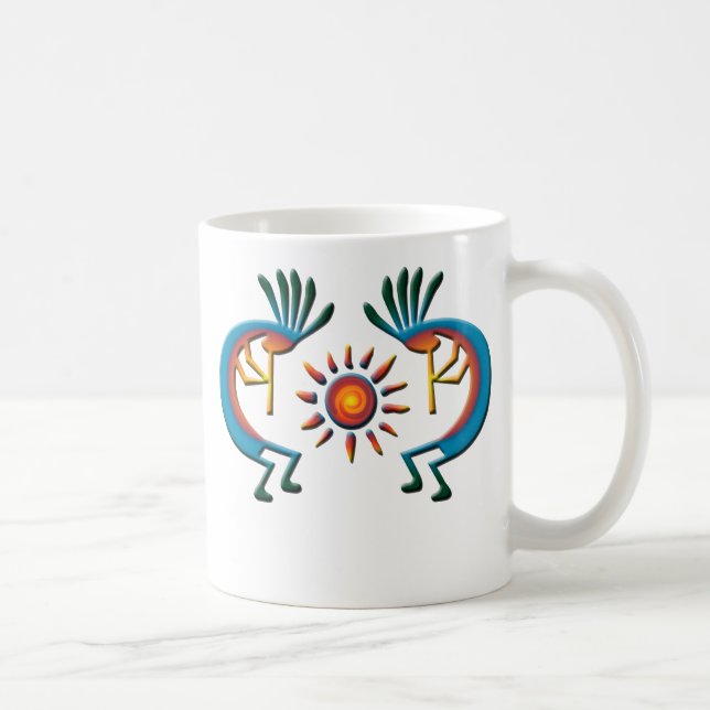 Kokopelli avec mug Sun Sud-Ouest (Droite)