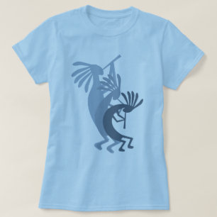 Kokopelli décroche son T-shirt Dames bleues