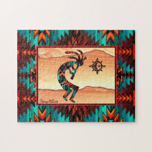 KOKOPELLI JOUER LA FLUTE JIGSAW PUZZLE