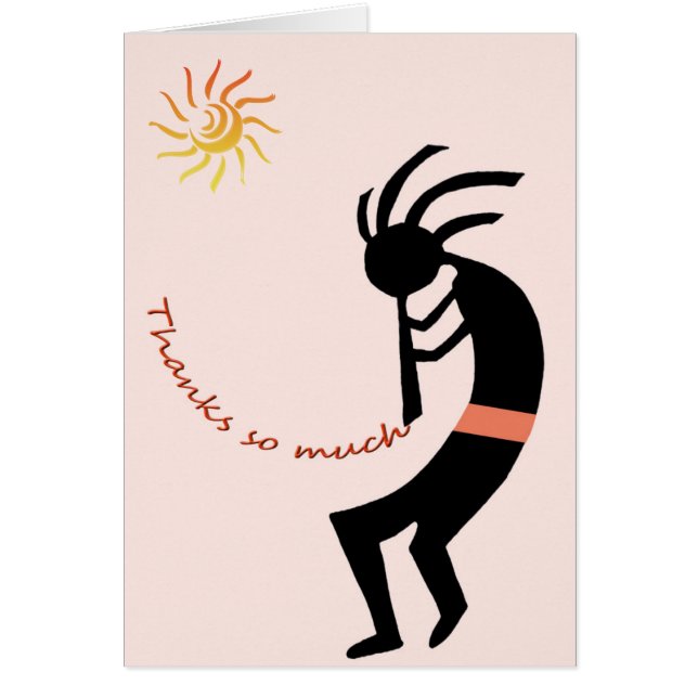 Kokopelli — Joueur de Flûte amérindienne (Devant)