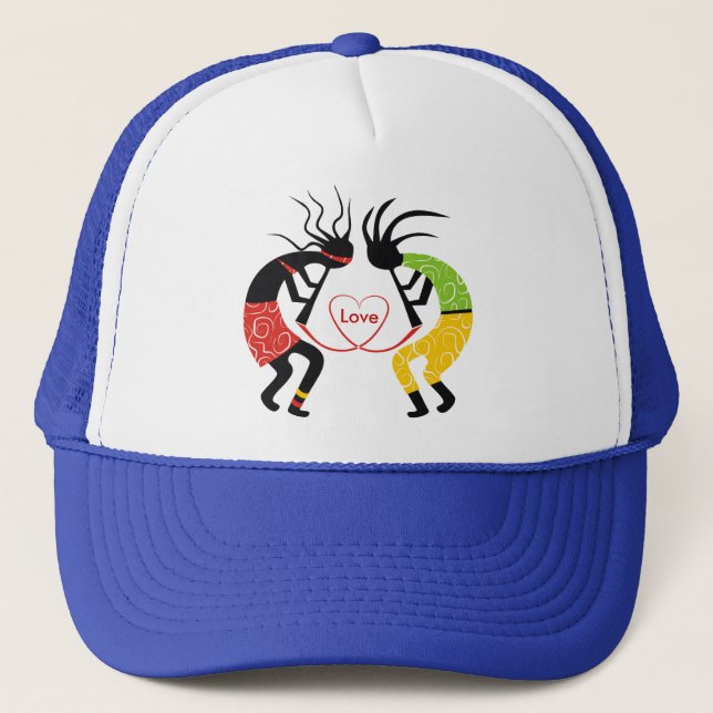 Kokopelli Love Casquettes (Devant)