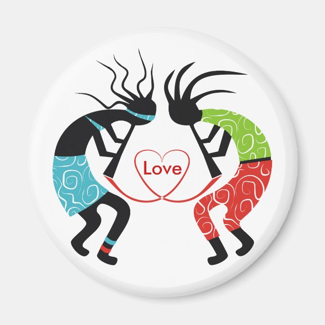 Kokopelli Love Magnets (Devant)