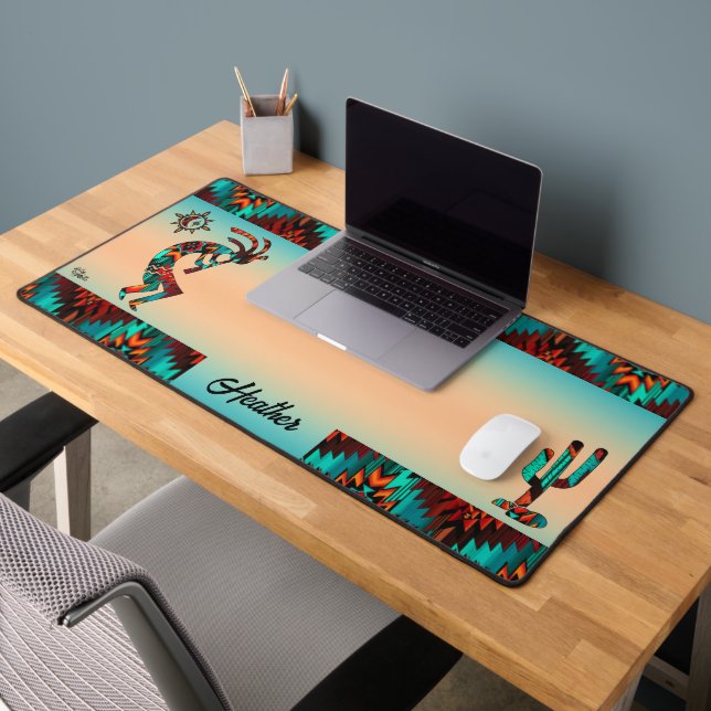 Kokopelli Sud-Ouest Et Cactus (Bureau 2)