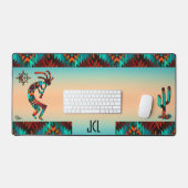 Kokopelli Sud-Ouest Et Cactus Desk Mat (Keyboard & Mouse)