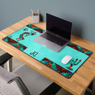 Kokopelli Sud-Ouest Et Cactus Desk Mat