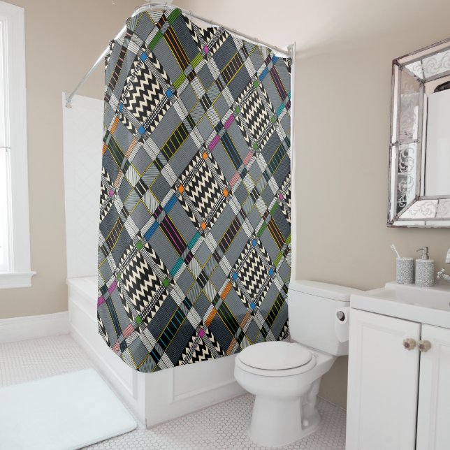KOLLA vérifier diagonale rideau de douche (En situation)